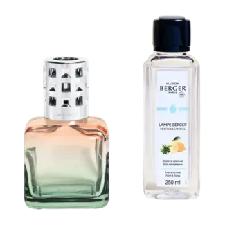 Lampe Berger Giftset Glacon Peche Verte