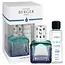 Lampe Berger / Maison Berger - Giftset Glaçon Turquoise/Bleue –Geurbrander met Ocean Breeze 250 ml