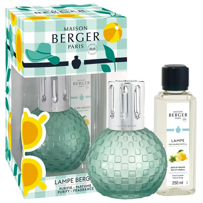 Lampe Berger / Maison Berger - Geurbrander Giftset Disco Menthe Givrée met Zest of Verbena 250 ml