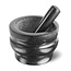 Cole & Mason Granieten Vijzel & Stamper Ø 18 cm – Luxe Grote Kruidenvijzel