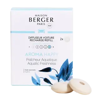Maison Berger Navulling Autoparfum Aroma Happy 2 stuks