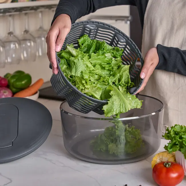 Zyliss Swift Dry Slacentrifuge Maat L – Premium Droogtrommel voor Salades