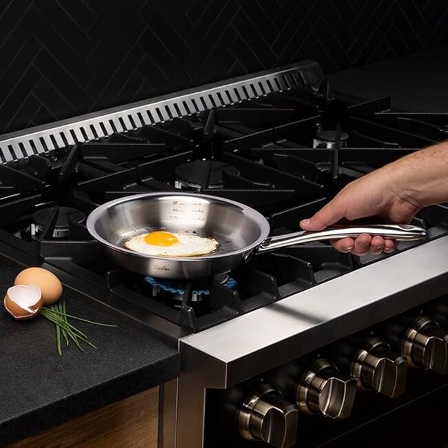 Fissler M5 Pro-Ply Koekenpan 20 cm – Professionele 5-Laags RVS Bakpan