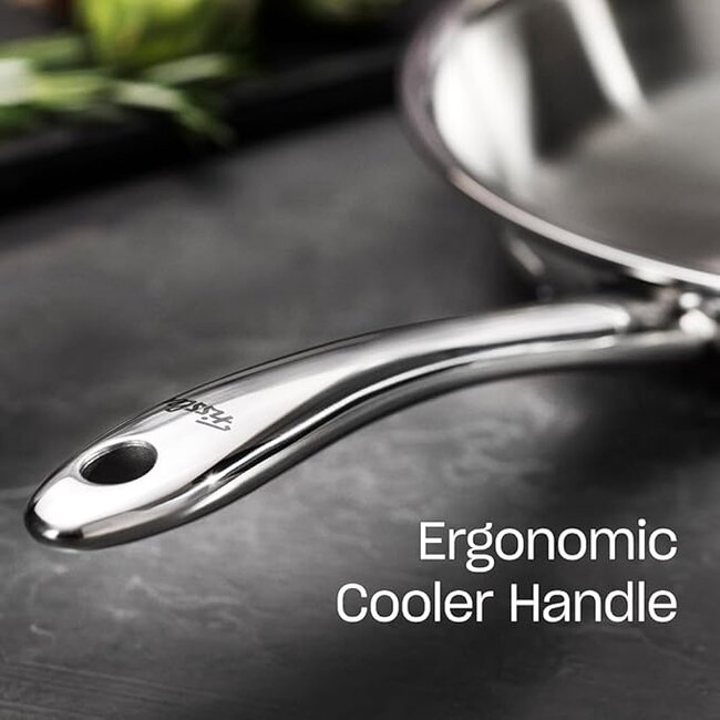 Fissler M5 Pro-Ply Koekenpan 20 cm – Professionele 5-Laags RVS Bakpan