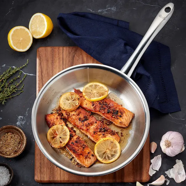 Fissler M5 Pro-Ply Koekenpan 26 cm – Professionele 5-Laags RVS Bakpan
