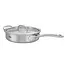 Fissler M5 Pro-Ply Hapjespan 24 cm met RVS Deksel – Met  Tegengreep - Professionele 5-Laags Sautépan