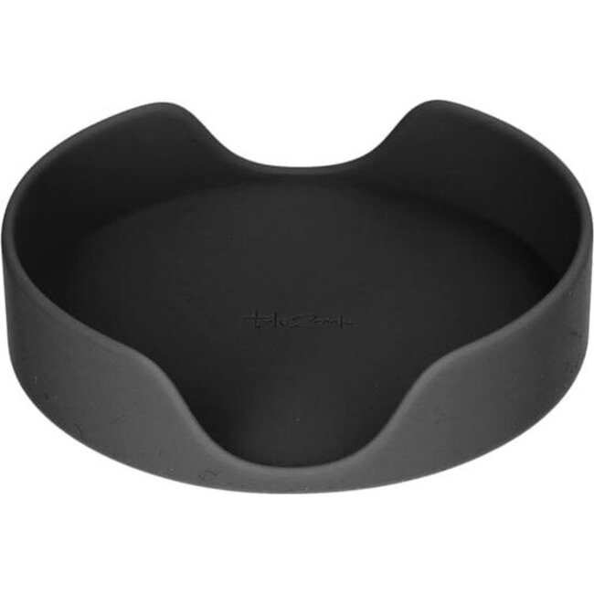 Tools2cook Siliconen Onderzetters voor Glazen & Bekers – 6 onderzetters met Houder – Black-Pepper