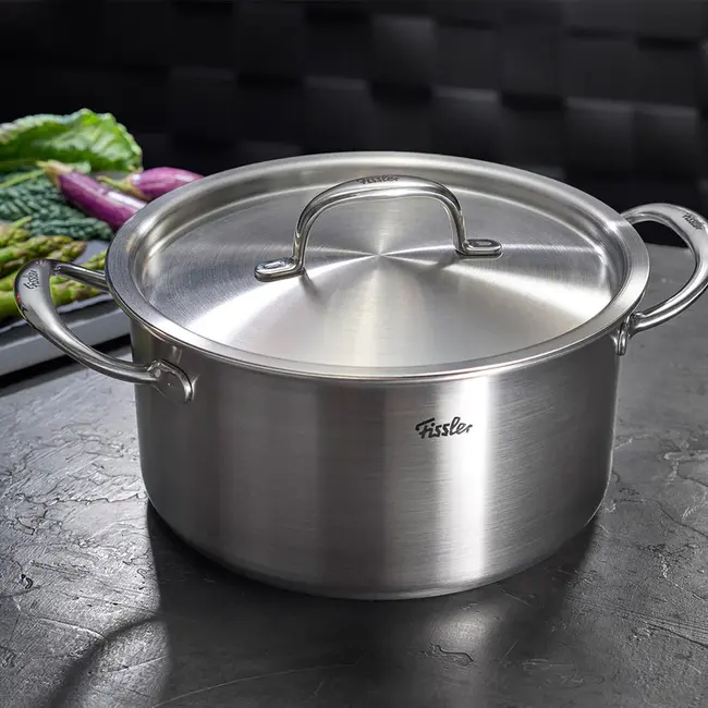 Fissler M5 Pro-ply Kookpan 24 cm met RVS Deksel – 5,8 Liter