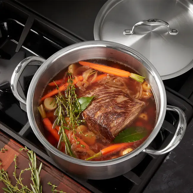 Fissler M5 Pro-ply Kookpan 24 cm met RVS Deksel – 5,8 Liter