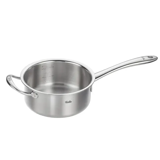 Fissler M5 Pro-Ply Steelpan / Sauspan 20 cm met RVS Deksel en Tegengreep – 2,7 Liter