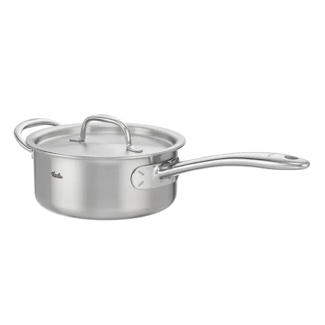 Fissler M5 Pro-Ply Steelpan / Sauspan 20 cm met RVS Deksel en Tegengreep – 2,7 Liter