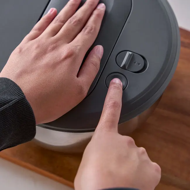 Zyliss Slacentrifuge RVS met Drukknop – Duwmodel met Gepatenteerde AquaVent™ Technologie