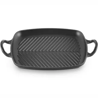 Le Creuset Grillplaat Rechthoek MatZwart 30cm