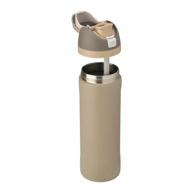 Owala Drinkfles FreeSip Down To Earth 710ml – Geïsoleerde RVS Drinkfles met Gepatenteerde FreeSip® Tuit