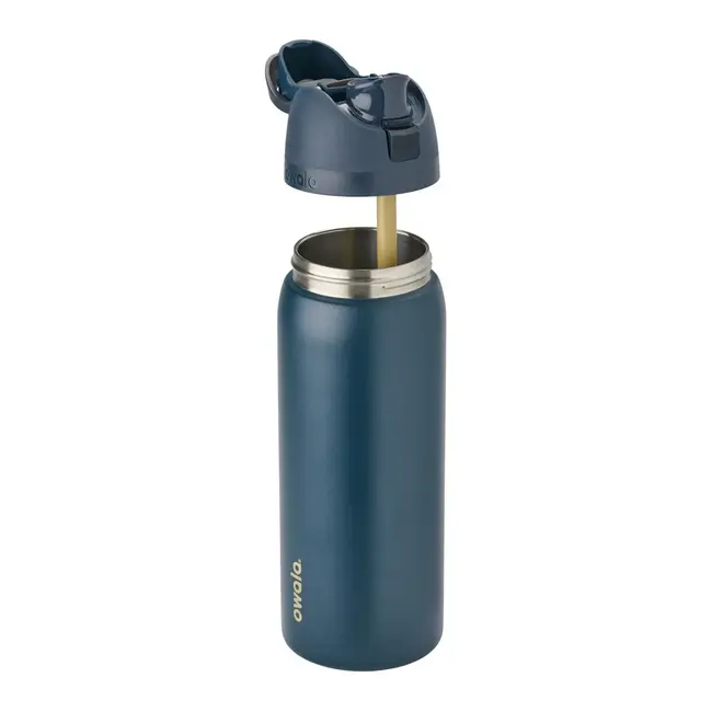 Owala Drinkfles FreeSip Winter Nights 945ml – Grote Geïsoleerde RVS Drinkfles met Gepatenteerde FreeSip® Tuit