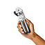 OXO Steel Blikopener RVS – Ergonomische Handmatige Blikopener met Ingebouwde Flesopener