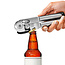OXO Steel Blikopener RVS – Ergonomische Handmatige Blikopener met Ingebouwde Flesopener