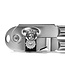 OXO Steel Blikopener RVS – Ergonomische Handmatige Blikopener met Ingebouwde Flesopener