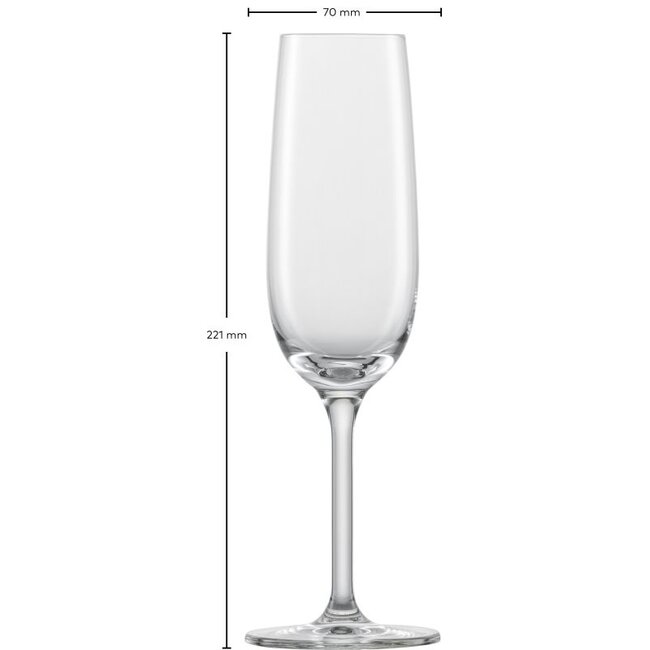Glas Champagneglas For You 240ml – Elegant Champagneglas van Breukvast Tritan® Kristalglas