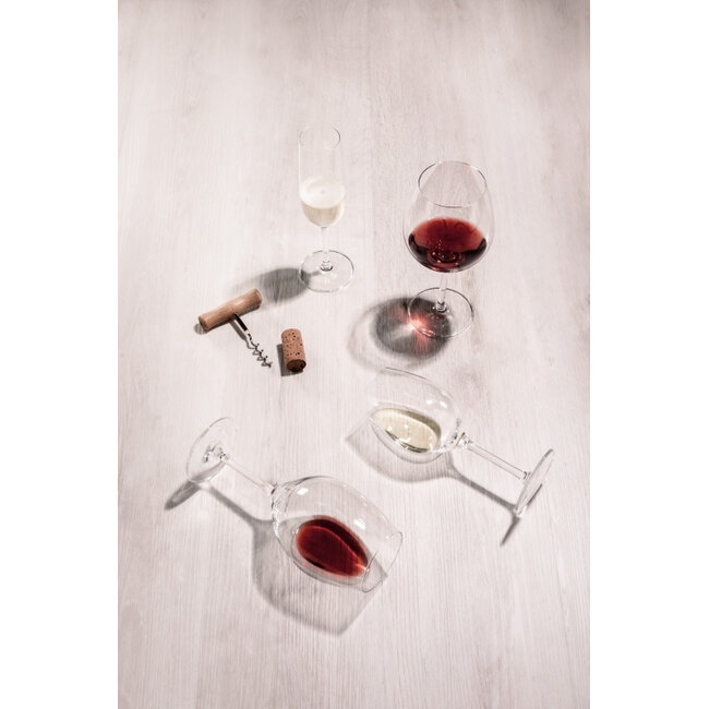 Bourgogneglazen For You 630ml – Set van 4 Luxe Rode Wijnglazen van Breukvast Tritan® Kristalglas