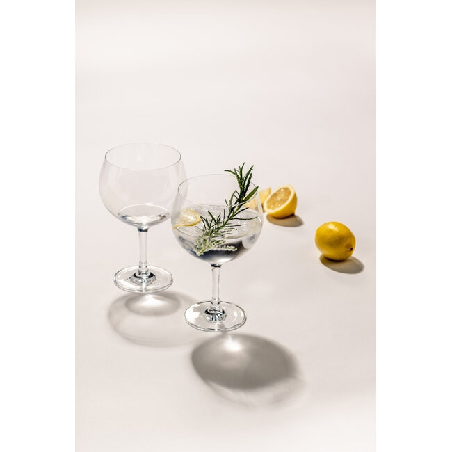 Gin Tonic Glazen Bar Special 696ml – Set van 4 Luxe Gin-Tonic Ballonglazen van Breukvast Tritan® Kristalglas