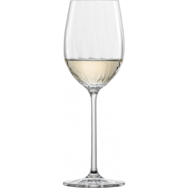 Zwiesel Glas Prizma Witte Wijnglazen 347ml – Set van 2 Luxe Glazen met Ribbelstructuur van Breukvast Tritan® Kristalglas