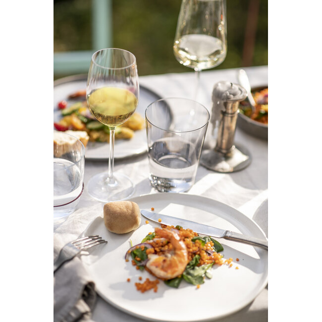 Zwiesel Glas Prizma Witte Wijnglazen 347ml – Set van 2 Luxe Glazen met Ribbelstructuur van Breukvast Tritan® Kristalglas
