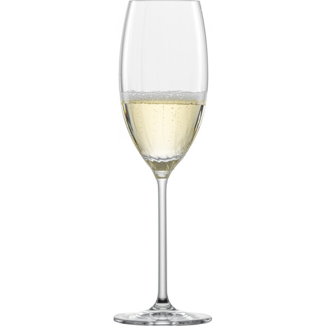 Zwiesel Glas Prizma Champagneglazen 288ml – Set van 2 Luxe Champagneglazen met Ribbelstructuur van Breukvast Tritan® Kristalglas