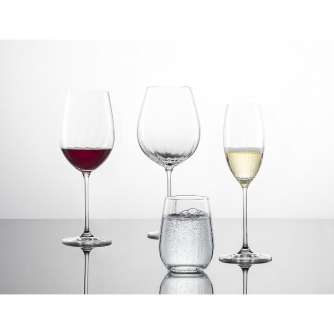 Zwiesel Glas Prizma Bordeauxglazen 561ml – Set van 2 Luxe Rode Wijnglazen met Ribbelstructuur van Breukvast Tritan® Kristalglas
