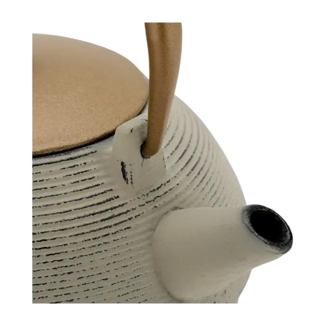 Bredemeijer Sakura Gietijzeren Theepot 1,2L Grijs – Traditionele Japanse Theepot inclusief RVS Theefilter