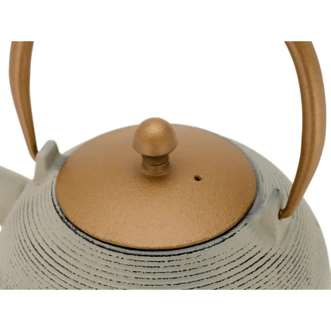 Bredemeijer Sakura Gietijzeren Theepot 1,2L Grijs – Traditionele Japanse Theepot inclusief RVS Theefilter