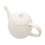 Bredemeijer Canterbury Porseleinen Theeset 1,2L Wit – Complete 3-Delige Luxe Cadeauset met Theepot, 2 Mokken en RVS Filter