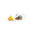 Ototo Yellow Submarine Theefilter & Theeglas Set – Siliconen Thee-ei Onderzeeër met Hittebestendig Glas