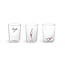 Ototo Deep Dive Glazen Set van 3 – Stapelbare Waterglazen & Sapglazen met Speels Duiker Design