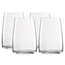 Zwiesel Glas Glas Vivid Senses Waterglazen 500ml Set van 4 – Tritan® Kristalglas Tumblers voor Water en Cocktails