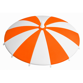 Glasparasol Oranje – Drinkglas Afdekker (1 stuk)