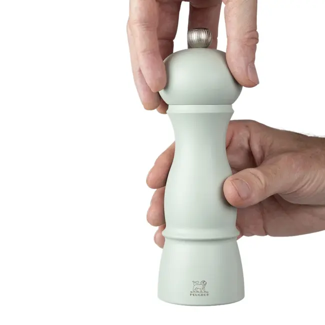 Peugeot Peper- en Zoutmolenset Amboise 18 cm – Varengroen & Saliegroen Duo – Vervaardigd uit hout – Inclusief Siliconen Navultrechter