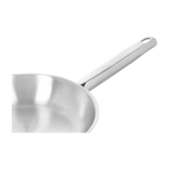 Demeyere Resto 3 Koekenpan 28 cm – Roestvrij Staal 18/10 – Drielagenbodem – Geschikt voor Alle Warmtebronnen & Inductie