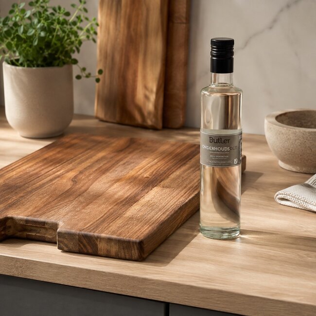 Onderhoudsolie voor Houten Snijplanken 500 ml – Voedend & Beschermend – 100% Levensmiddelveilig