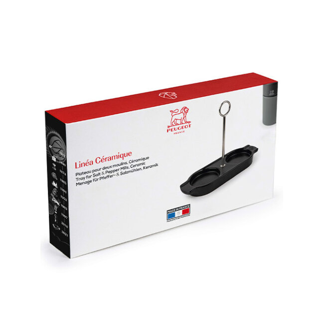 Peugeot Plateau Linea Keramiek Satijn Zwart 16 cm