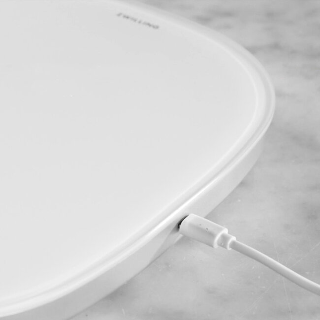 Zwilling Keukenweegschaal Enfinigy Zwart – Digitale Precisie – Oplaadbaar via USB – Zwart Glas