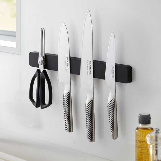 Yamazaki Tower Magnetische Messenhouder Zwart – Wandmontage – Inclusief Magneet, Tape & Schroeven – Japanse Kwaliteit