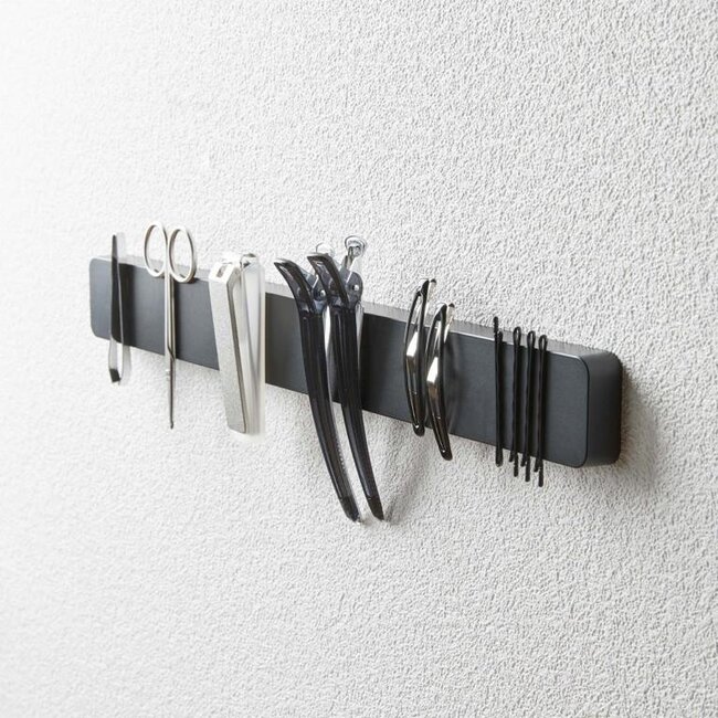 Yamazaki Tower Magnetische Messenhouder Zwart – Wandmontage – Inclusief Magneet, Tape & Schroeven – Japanse Kwaliteit