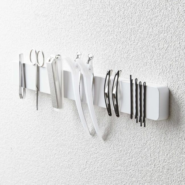 Yamazaki Tower Magnetische Messenhouder Wit – Wandmontage – Inclusief Magneet, Tape & Schroeven – Japanse Kwaliteit