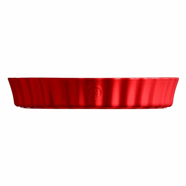 Emile Henry Diepe Taart- & Quichevorm Ø 32 cm Grand Cru – HR® Keramiek – Hoge Rand – Gemaakt in Frankrijk
