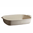 Emile Henry Ovenschaal Rechthoekig 42 x 27 cm – 4,45 Liter – HR® Keramiek – Crème – Gemaakt in Frankrijk