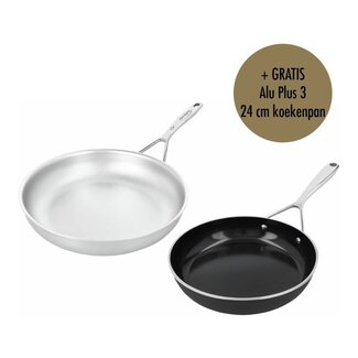 Demeyere Koekenpannenset Silverline 7 NanoTouch 28 cm + Alu Pro 3 Ceraforce 24 cm