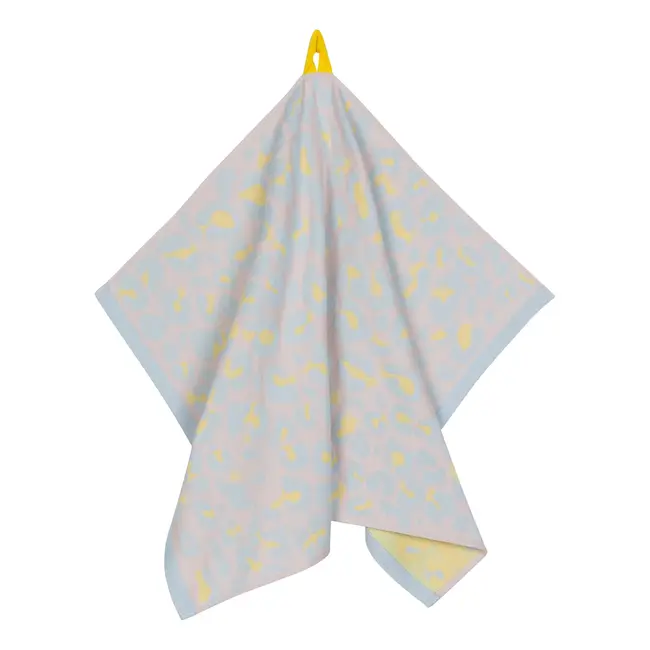 Vaat Amsterdam Cadeauset Thee- & Keukendoek - I love Leopard 2 - Pastel Blue / Yellow