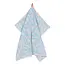 Vaat Amsterdam Cadeauset Thee- & Keukendoek - I love Leopard 2 - Pastel Blue / Yellow