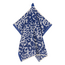 Vaat Amsterdam Cadeauset Thee- & Keukendoek - I Love Leopard 1 - Royal Blue / Grey / Silver